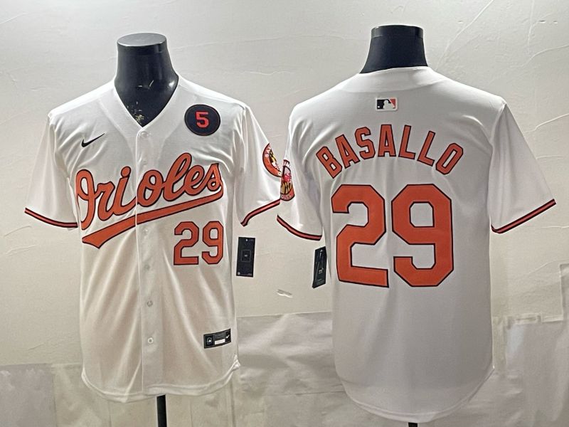 Men Baltimore Orioles #29 Basallo White Game 2026 Nike MLB Jersey style 004->pittsburgh pirates->MLB Jersey